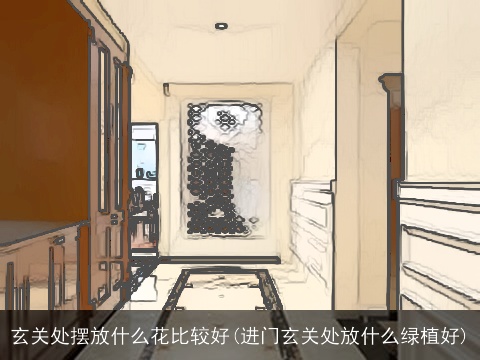 玄关处摆放什么花比较好(进门玄关处放什么绿植好)
