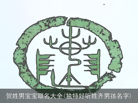 贺姓男宝宝取名大全(独特好听姓齐男孩名字)