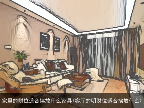 家里的财位适合摆放什么家具(客厅的明财位适合摆放什么)
