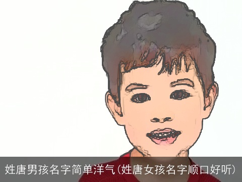 姓唐男孩名字简单洋气(姓唐女孩名字顺口好听)