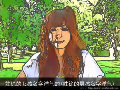 姓徐的女孩名字洋气的(姓徐的男孩名字洋气)