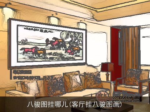 八骏图挂哪儿(客厅挂八骏图画)