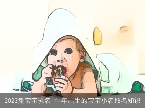 2023兔宝宝乳名 牛年出生的宝宝小名取名知识