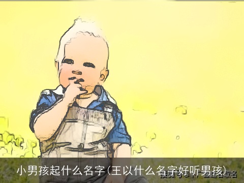 小男孩起什么名字(王以什么名字好听男孩)