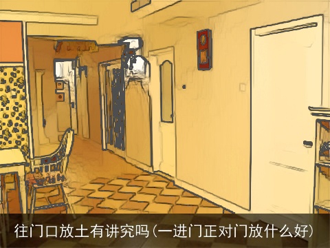 往门口放土有讲究吗(一进门正对门放什么好)