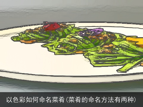 以色彩如何命名菜肴(菜肴的命名方法有两种)