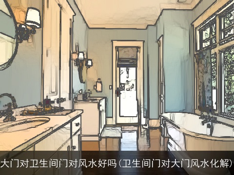大门对卫生间门对风水好吗(卫生间门对大门风水化解)