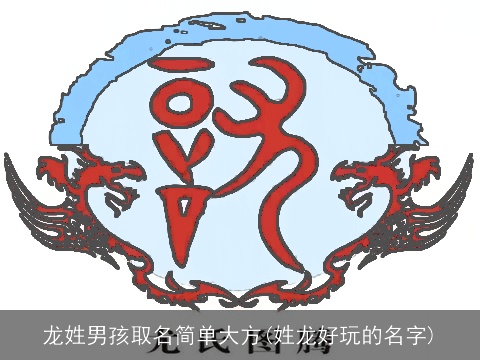 龙姓男孩取名简单大方(姓龙好玩的名字)