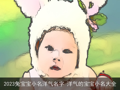 2023兔宝宝小名洋气名字 洋气的宝宝小名大全