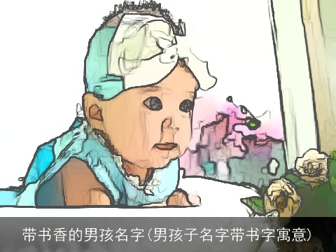 带书香的男孩名字(男孩子名字带书字寓意)