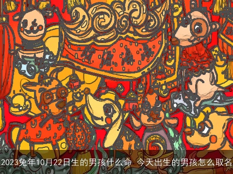 2023兔年10月22日生的男孩什么命 今天出生的男孩怎么取名