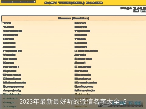 2023年最新最好听的微信名字大全_5