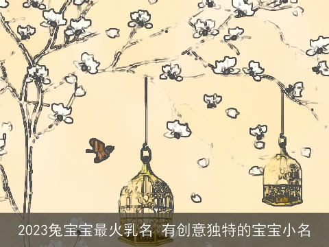 2023兔宝宝最火乳名 有创意独特的宝宝小名