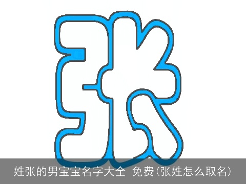 姓张的男宝宝名字大全 免费(张姓怎么取名)