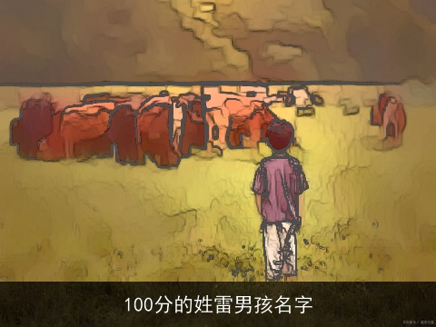 100分的姓雷男孩名字