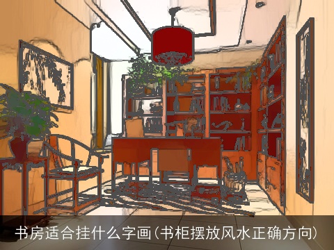 书房适合挂什么字画(书柜摆放风水正确方向)