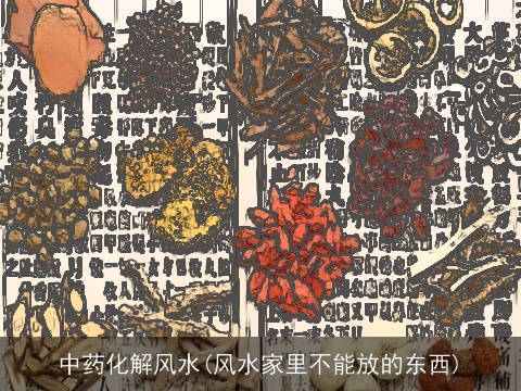 中药化解风水(风水家里不能放的东西)