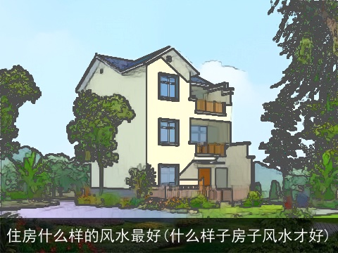 住房什么样的风水最好(什么样子房子风水才好)