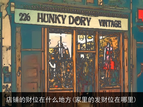 店铺的财位在什么地方(家里的发财位在哪里)