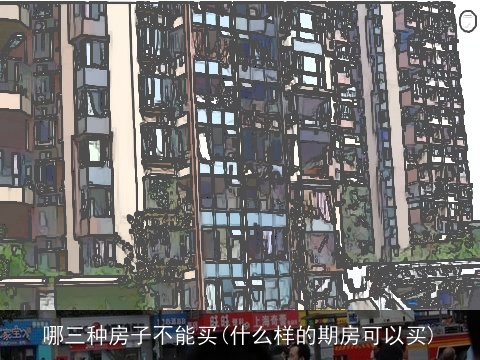 哪三种房子不能买(什么样的期房可以买)