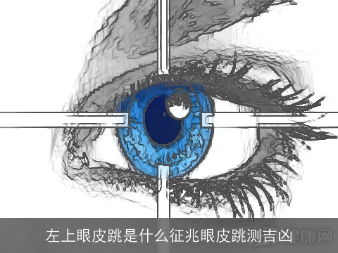 左上眼皮跳是什么征兆眼皮跳测吉凶