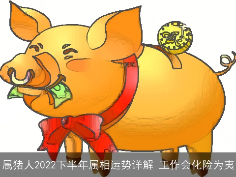 属猪人2022下半年属相运势详解 工作会化险为夷