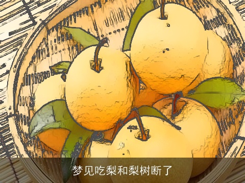 梦见吃梨和梨树断了