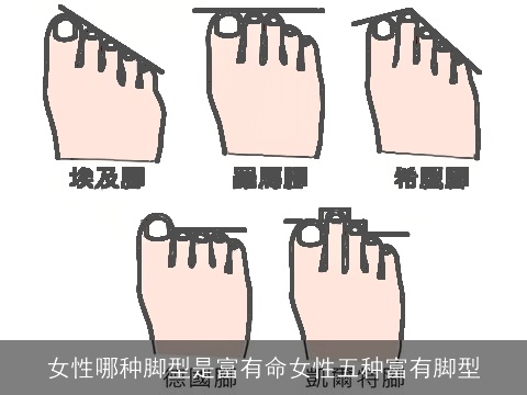 女性哪种脚型是富有命女性五种富有脚型