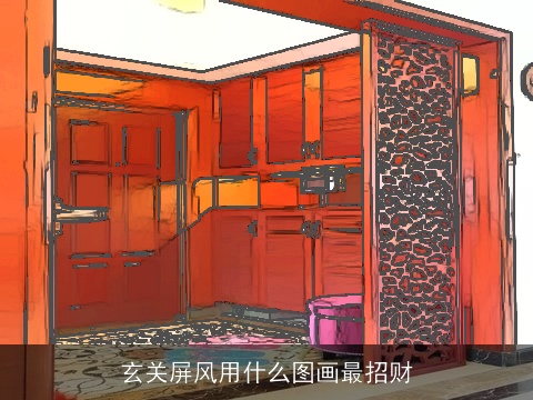 玄关屏风用什么图画最招财