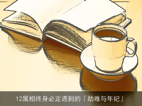 12属相终身必定遇到的『劫难与年纪』