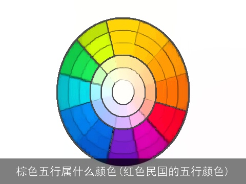 棕色五行属什么颜色(红色民国的五行颜色)
