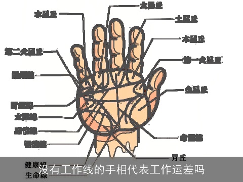 没有工作线的手相代表工作运差吗