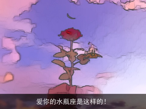 爱你的水瓶座是这样的！