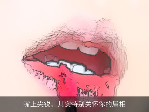 嘴上尖锐，其实特别关怀你的属相