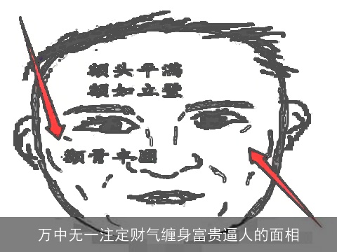 万中无一注定财气缠身富贵逼人的面相