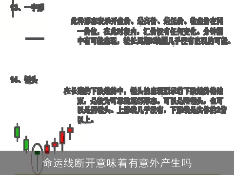 命运线断开意味着有意外产生吗