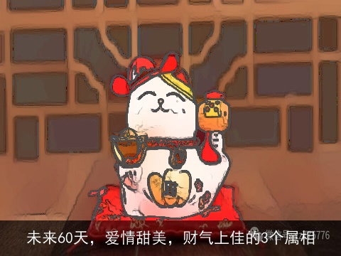 未来60天，爱情甜美，财气上佳的3个属相