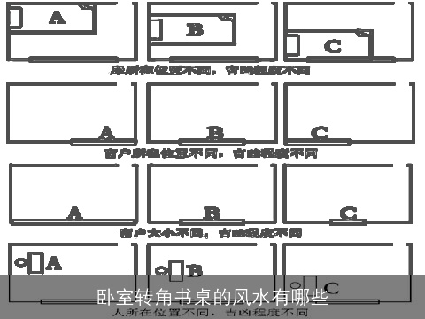 卧室转角书桌的风水有哪些
