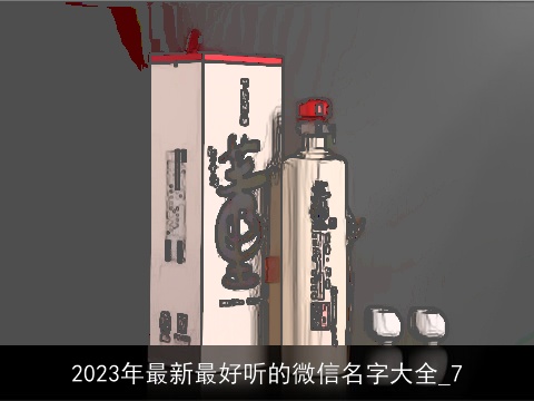 2023年最新最好听的微信名字大全_7