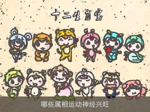 哪些属相运动神经兴旺