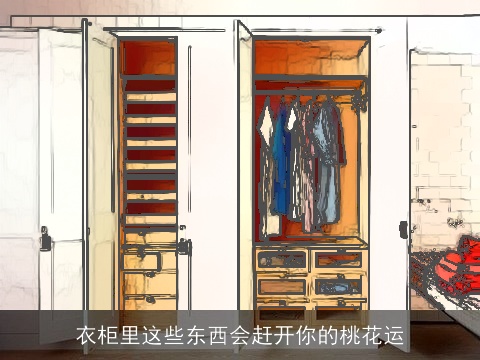 衣柜里这些东西会赶开你的桃花运