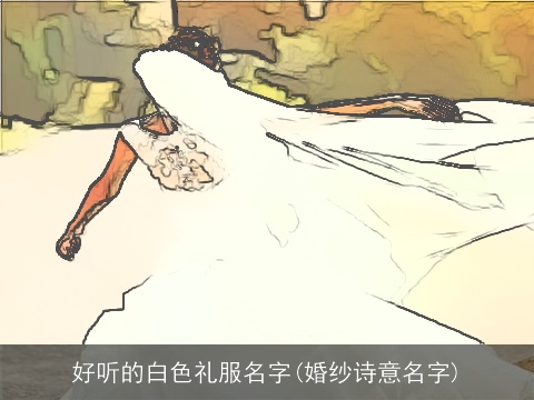 好听的白色礼服名字(婚纱诗意名字)