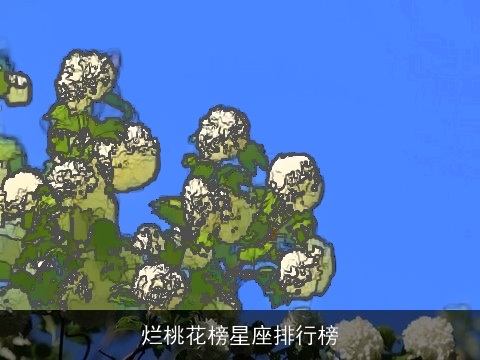 烂桃花榜星座排行榜