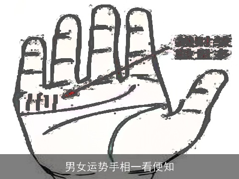 男女运势手相一看便知