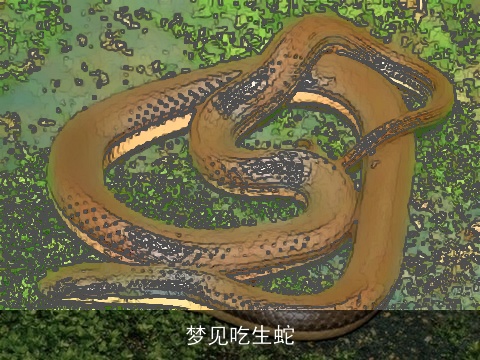 梦见吃生蛇