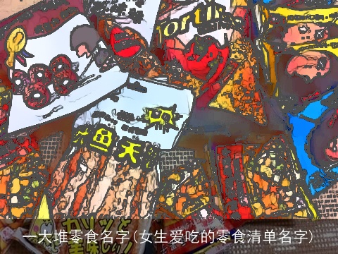 一大堆零食名字(女生爱吃的零食清单名字)
