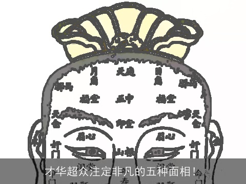 才华超众注定非凡的五种面相！