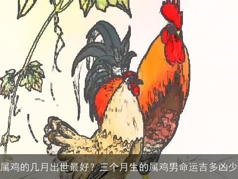 属鸡的几月出世最好？三个月生的属鸡男命运吉多凶少
