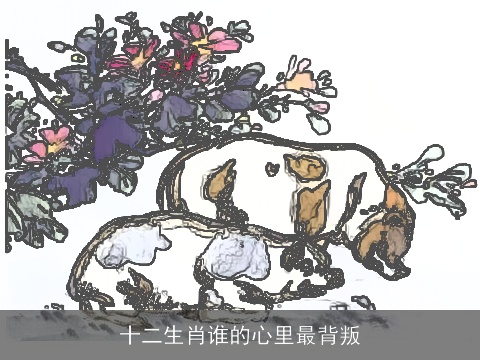 十二生肖谁的心里最背叛