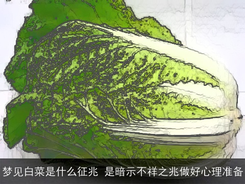 梦见白菜是什么征兆 是暗示不祥之兆做好心理准备